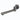 Aquaperla Gunmetal Swivel Bath Spout 240mm - Round Wall Spout, view 3
