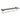 Aquaperla Gunmetal Towel Shelf with Hanging Rail 600mm