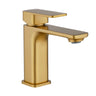 Aquaperla Ivano Brushed Brass basin mixer tap for bathroom vanity basins