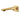 Aquaperla Ivano Brushed Brass Bath Spout 180mm - Square Wall Spout, Back Plate, view 3