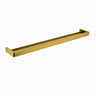 Aquaperla Ivano Brushed Brass Double Towel Rail 800mm
