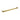Aquaperla Ivano Brushed Brass Single Towel Rail 600mm