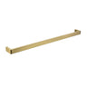 Aquaperla Ivano Brushed Brass Single Towel Rail 800mm