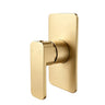 Aquaperla Ivano Brushed Brass wall shower mixer for shower or bath