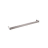 Aquaperla Ivano Brushed Nickel Single Towel Rail 600mm