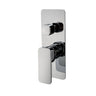 Aquaperla Ivano Chrome shower wall mixer with diverter
