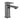 Aquaperla Ivano Gunmetal basin mixer tap for bathroom vanity basins