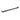 Aquaperla Ivano Gunmetal Single Towel Rail 800mm