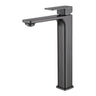 Aquaperla Ivano Gunmetal tall basin mixer tap for vessel and above-counter basins