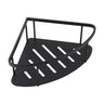 Aquaperla Ivano Matte Black Corner Shower Caddy