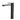Aquaperla Ivano Matte Black tall basin mixer tap for vessel and above-counter basins