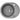 Aquaperla Laveo 580x470mm Grey Single Bowl Granite Sink with Drainer, view 2