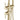 Aquaperla Light Brushed Brass Freestanding Bath Mixer with Hand Shower - Round Gooseneck, Floor Mounted, view 3