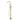 Aquaperla Light Brushed Brass Freestanding Bath Mixer with Hand Shower - Round Gooseneck, Floor Mounted