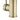 Aquaperla Light Brushed Brass Gooseneck Kitchen Mixer Tap - Round Pin Lever, view 3