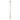 Aquaperla Light Brushed Brass heated towel rail, single vertical bar with timer