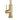 Aquaperla Light Brushed Brass Pull Out Kitchen Mixer Tap - Slim Pin Lever, view 3