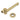 Aquaperla Light Brushed Brass Swivel Bath Spout 240mm - Round Wall Spout, view 4