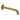 Aquaperla Lucid Pin Brushed Brass Bath Spout 180mm - Round Wall Spout, Slim 7mm Plate, view 3