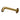 Aquaperla Lucid Pin Brushed Brass Bath Spout 180mm - Round Wall Spout, Slim 7mm Plate, view 5