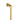 Aquaperla Lucid Pin Brushed Brass Hand Towel Rail, view 2