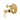 Aquaperla Lucid Pin Brushed Brass shower wall mixer with diverter parts: cover plate, lever and diverter knob