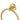 Aquaperla Lucid Pin Brushed Brass Towel Ring, view 3