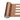 Aquaperla Lucid Pin Brushed Copper Shower Shelf 400mm, view 2