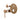 Aquaperla Lucid Pin Brushed Copper shower wall mixer with diverter parts: cover plate, lever and diverter knob