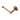 Aquaperla Lucid Pin Brushed Copper Toilet Roll Holder, view 2
