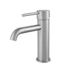 Aquaperla Lucid Pin Brushed Nickel basin mixer tap for bathroom vanity basins