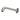 Aquaperla Lucid Pin Brushed Nickel Bath Spout 180mm - Round Wall Spout, Slim 7mm Plate, view 2