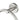 Aquaperla Lucid Pin Brushed Nickel Towel Ring, view 3