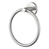Aquaperla Lucid Pin Brushed Nickel Towel Ring