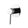 Aquaperla Lucid Pin Chrome wall shower mixer for shower or bath