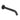 Aquaperla Lucid Pin Gunmetal Bath Spout 180mm - Round Wall Spout, 15mm Plate