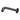 Aquaperla Lucid Pin Gunmetal Bath Spout 180mm - Round Wall Spout, Slim 7mm Plate, view 4