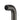 Aquaperla Lucid Pin Gunmetal Bath Spout 180mm - Round Wall Spout, Slim 7mm Plate, view 5