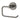 Aquaperla Lucid Pin Gunmetal Toilet Roll Holder