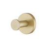 Aquaperla Lucid Pin Light Brushed Brass Robe Hook