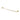 Aquaperla Lucid Pin Light Brushed Brass Single Towel Rail 790mm, view 2