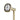 Aquaperla Lucid Pin Light Brushed Brass Single Towel Rail 790mm, view 5