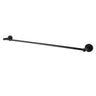 Aquaperla Lucid Pin Matte Black Single Towel Rail 790mm