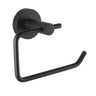 Aquaperla Lucid Pin Matte Black Toilet Roll Holder