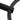 Aquaperla Lucid Pin Matte Black Towel Ring, view 3
