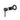 Close-up of the matte black finish on the Aquaperla Lucid Pin wall shower mixer