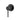 Aquaperla Lucid Pin Matte Black wall shower mixer for shower or bath
