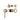 Aquaperla Lucid Pin separate plates Brushed Copper shower wall mixer with diverter parts: cover plate, lever and diverter knob