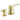 Aquaperla Lucid Pin separate plates Light Brushed Brass shower wall mixer with diverter, alternate view