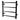 Aquaperla Matte Black heated towel rail, 4 bars, square